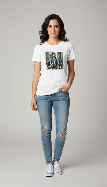 W T-shirt Blue Eyes Ms ParadePlatz