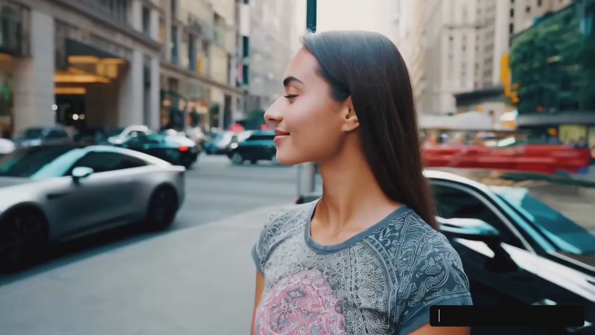 W T-shirt Blue Eyes Ms ParadePlatz